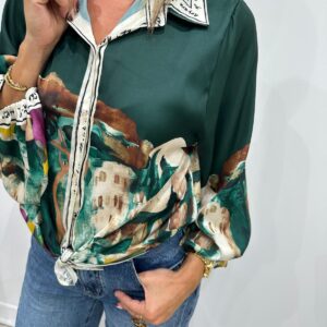 Chemise Armelle Verte