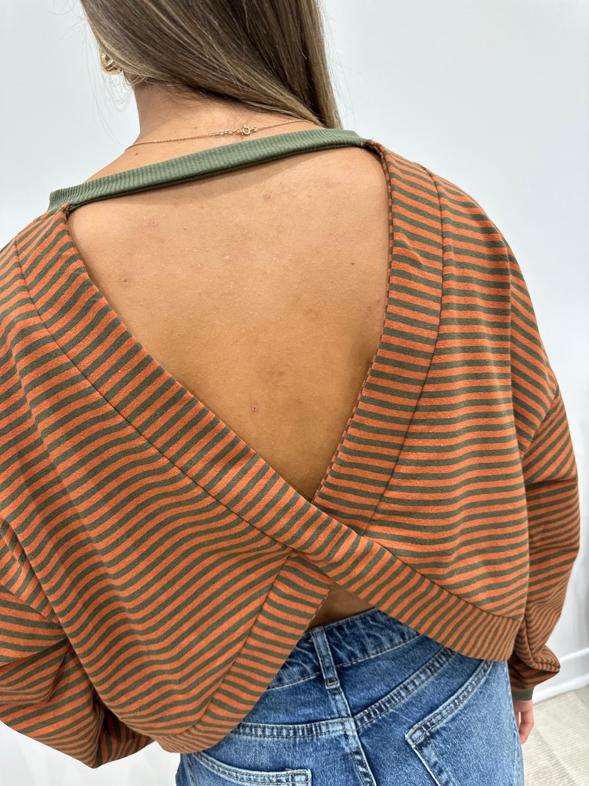 Sweat Harper Terracotta/Kaki