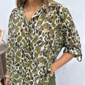 Chemise Edna Kaki