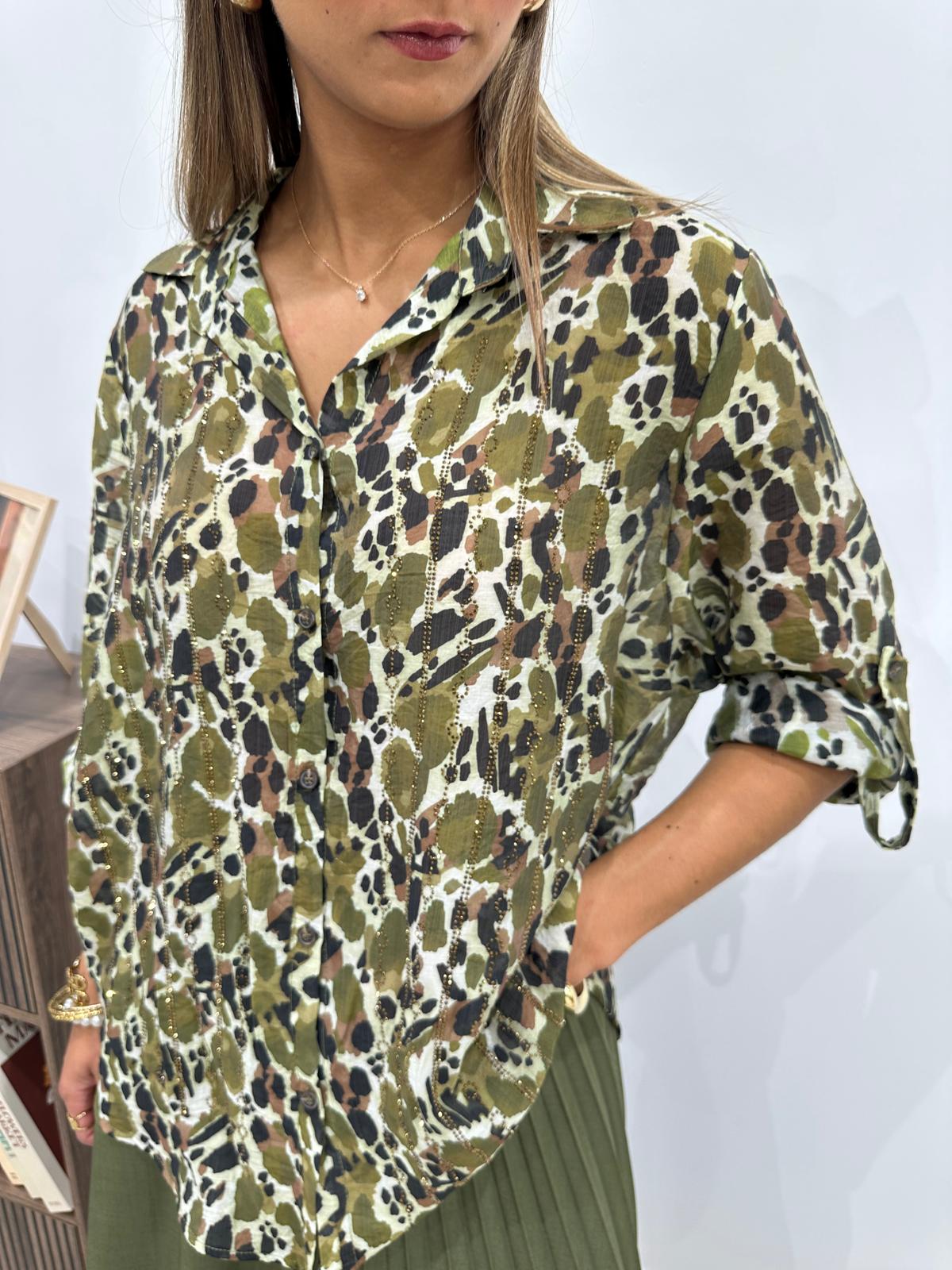 Chemise Edna Kaki