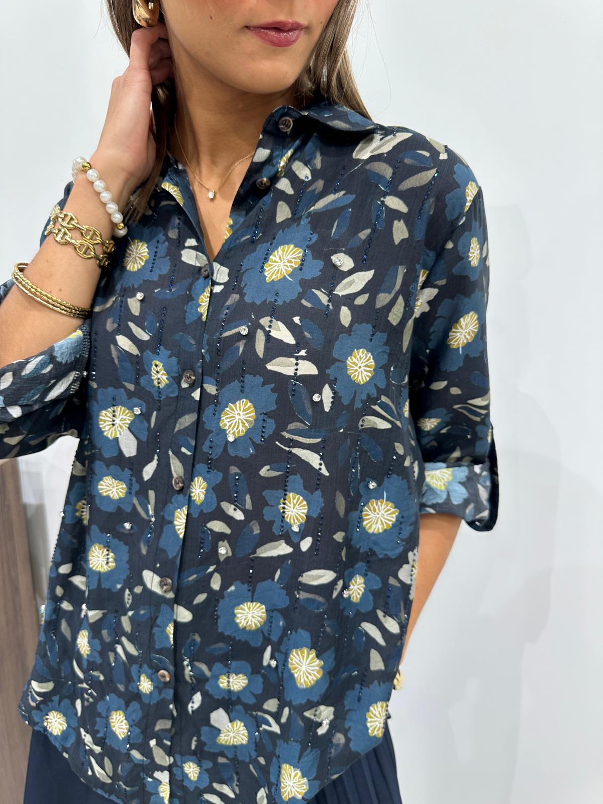 Chemise Ilea Bleu Marine