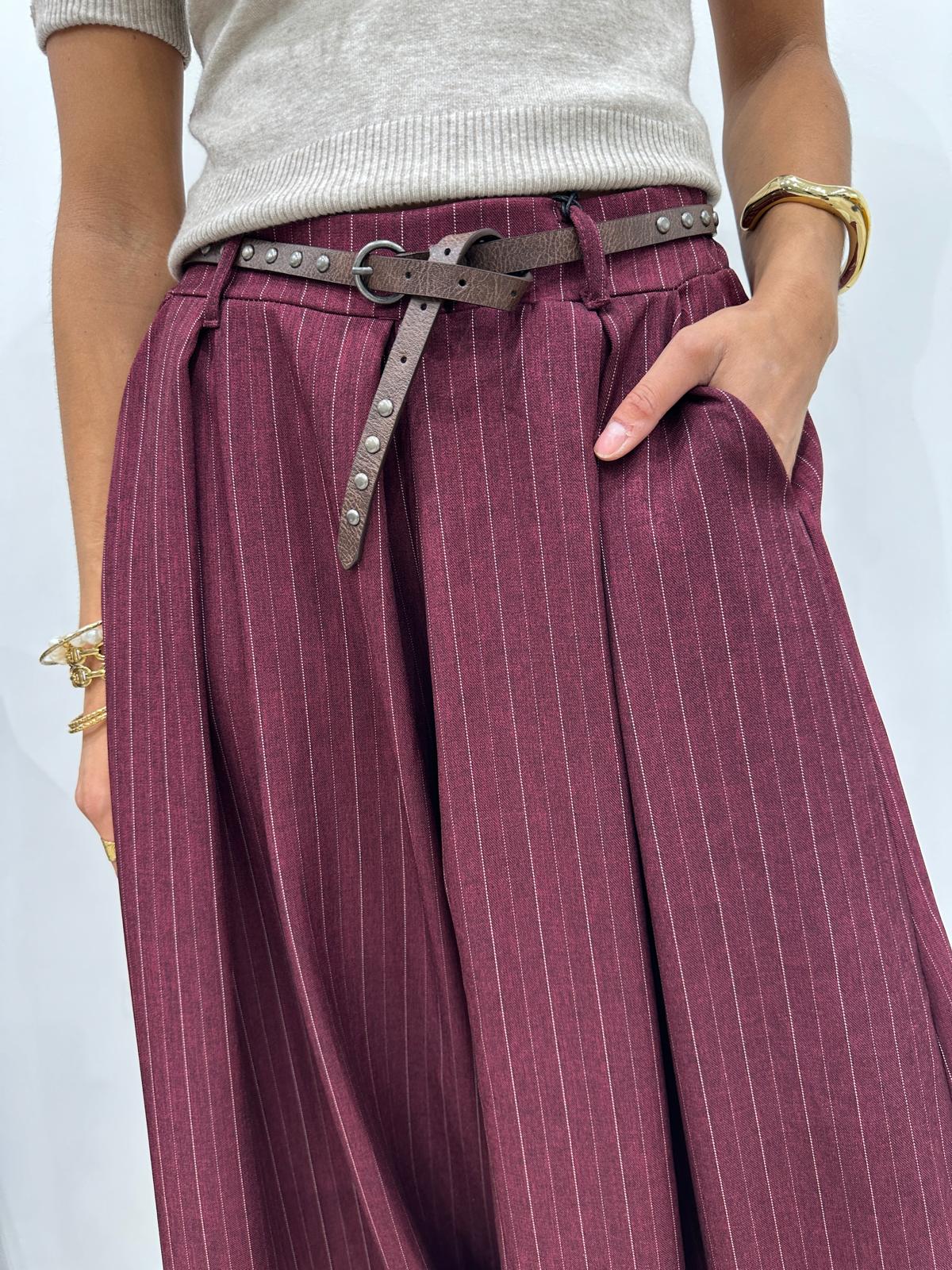 Pantalon Beryl Bordeaux