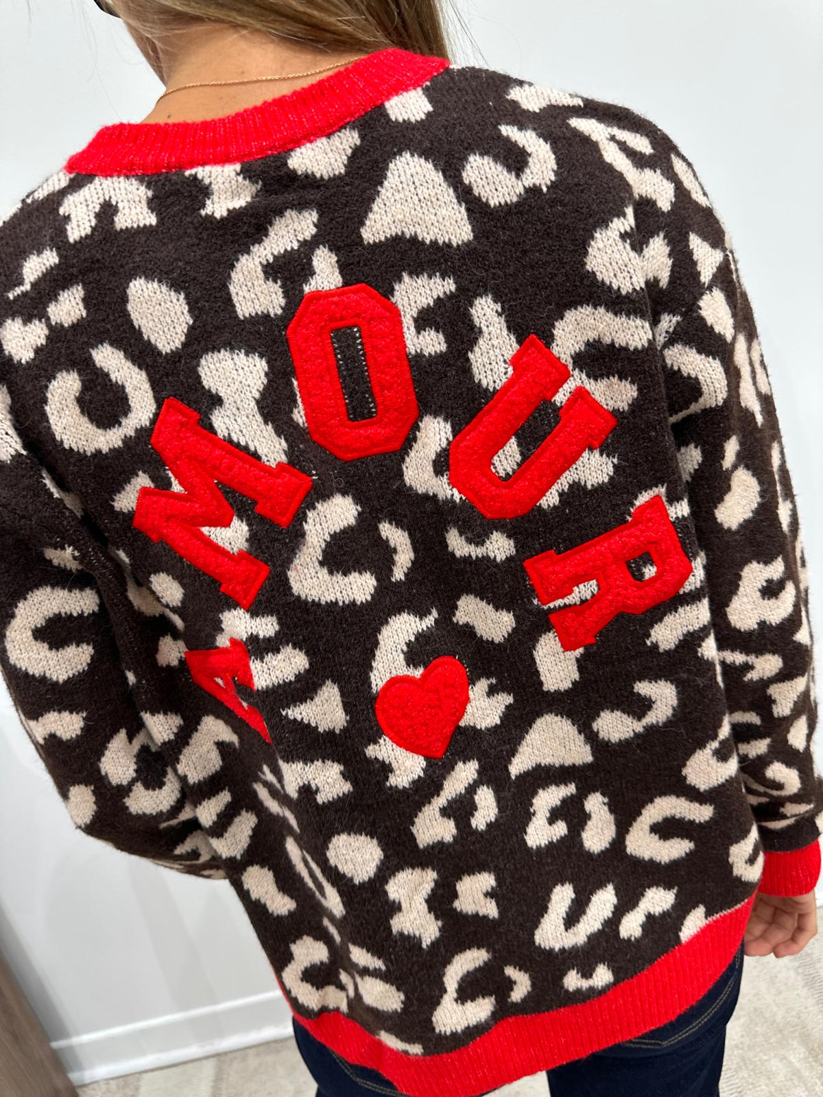 Gilet Amour Leopard