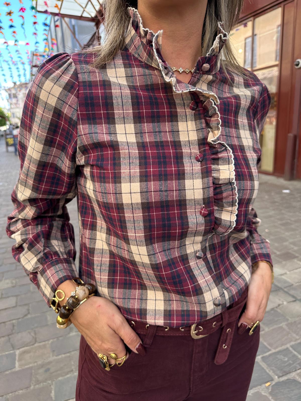 Chemise Ivana Bordeaux
