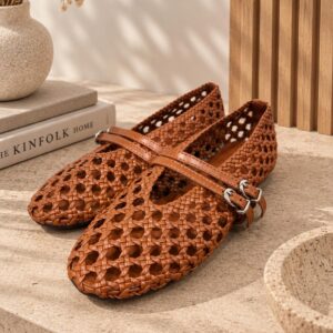 Ballerines Floris Camel