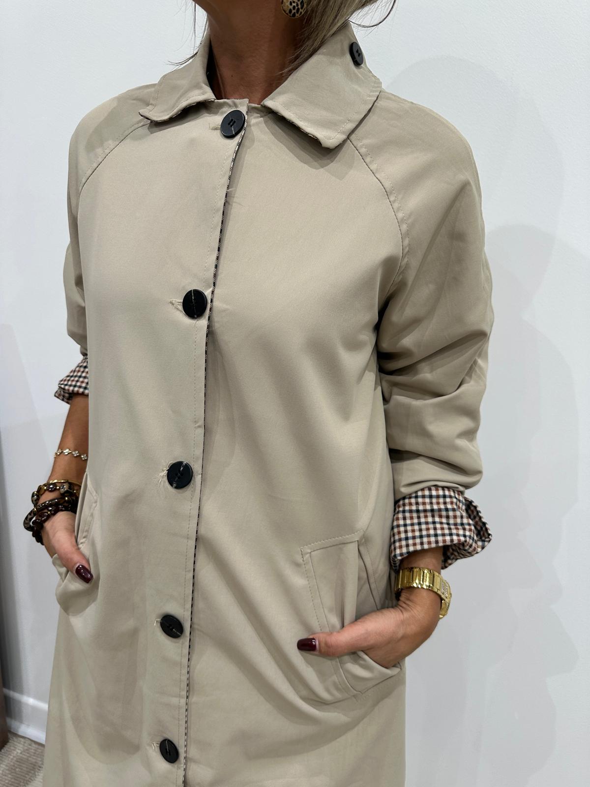 Trench Long Ebane Beige