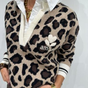 Pull Chemise Leopard Amour