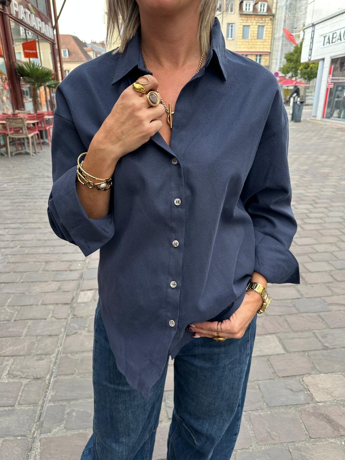 Chemise Aline Marine