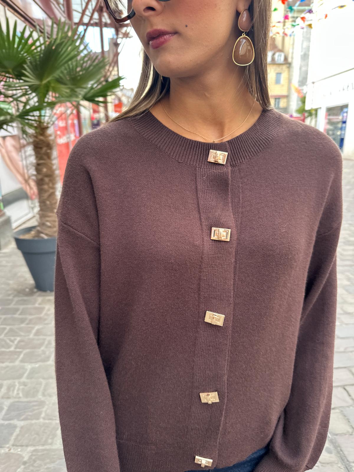Gilet Maolie Chocolat