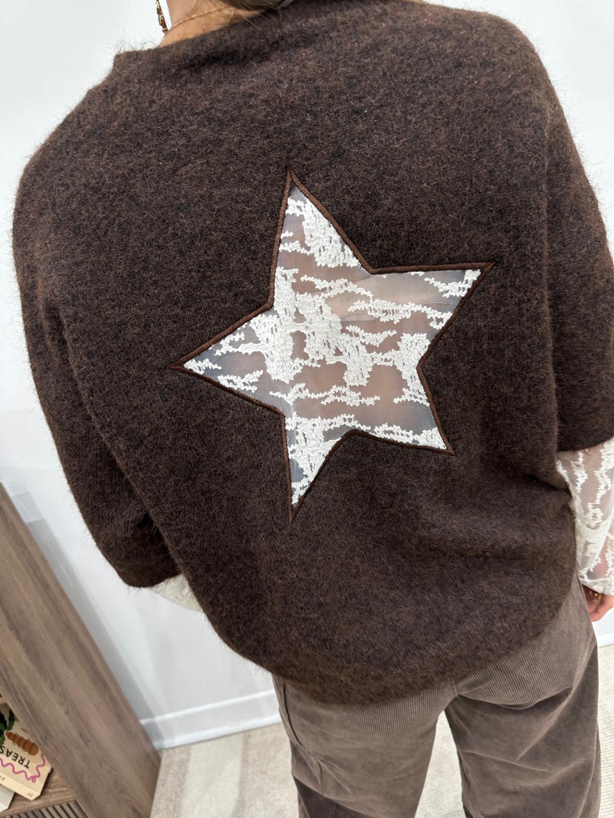 Pull Etoile Chocolat