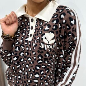 Pull Polo Leopard