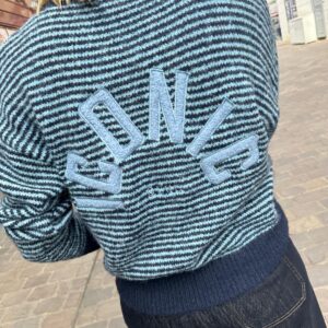 Pull Rayé Iconic Club Bleu