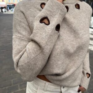 Pull Coeur Ajouré Camilia