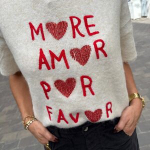 Pull Manches Courtes More Amor