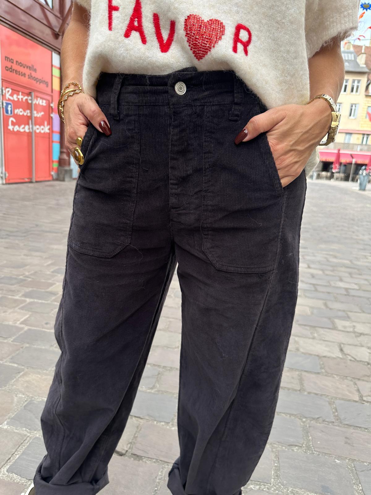 Pantalon Ballon Gustave Noir