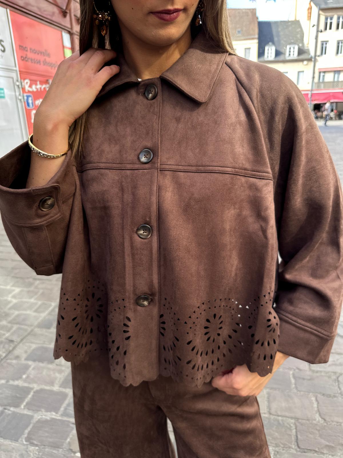 Veste Suédine Bohème