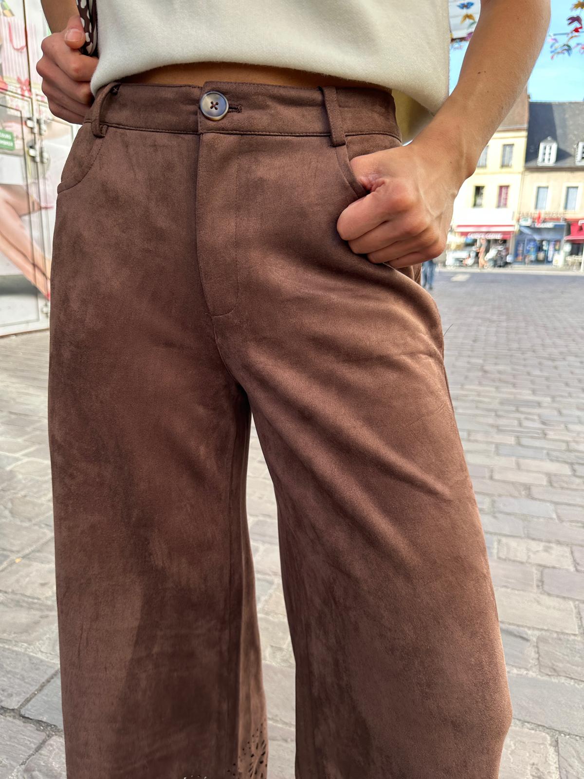 Pantalon Suédine Bohème