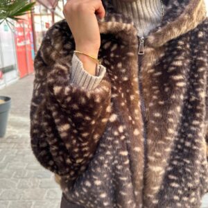 Veste Capuche Fausse Fourrure Syrena