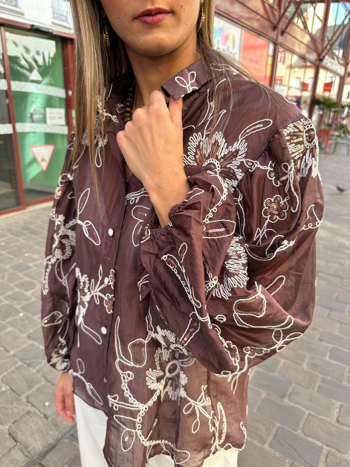 Chemise Verolie Chocolat