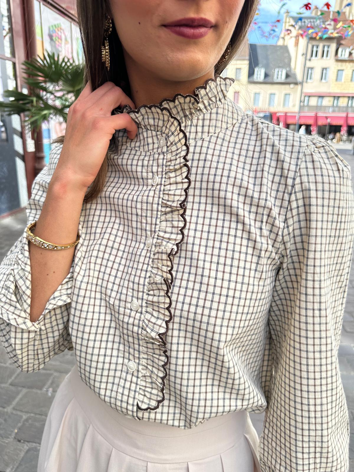 Blouse à Carreaux Ramo