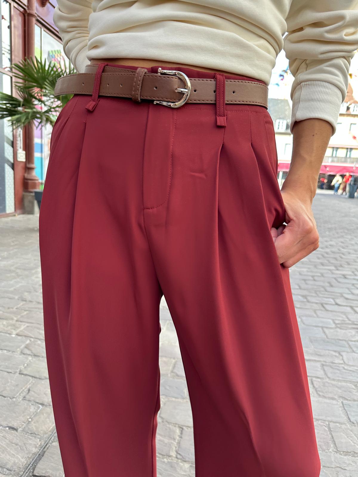 Pantalon Marcel Bordeaux