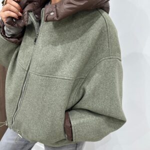 ‼️ Précommande ‼️ - Veste Capuche Doudoune Kaki - Larie