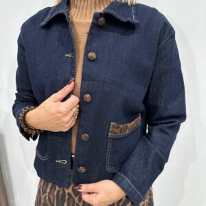 Veste en Jean Léopard - Léonie