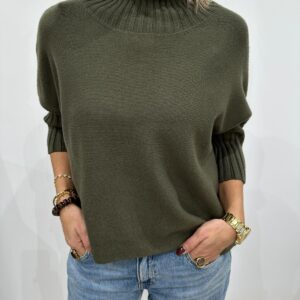 Pull Poncho Col Montant -Maelys
