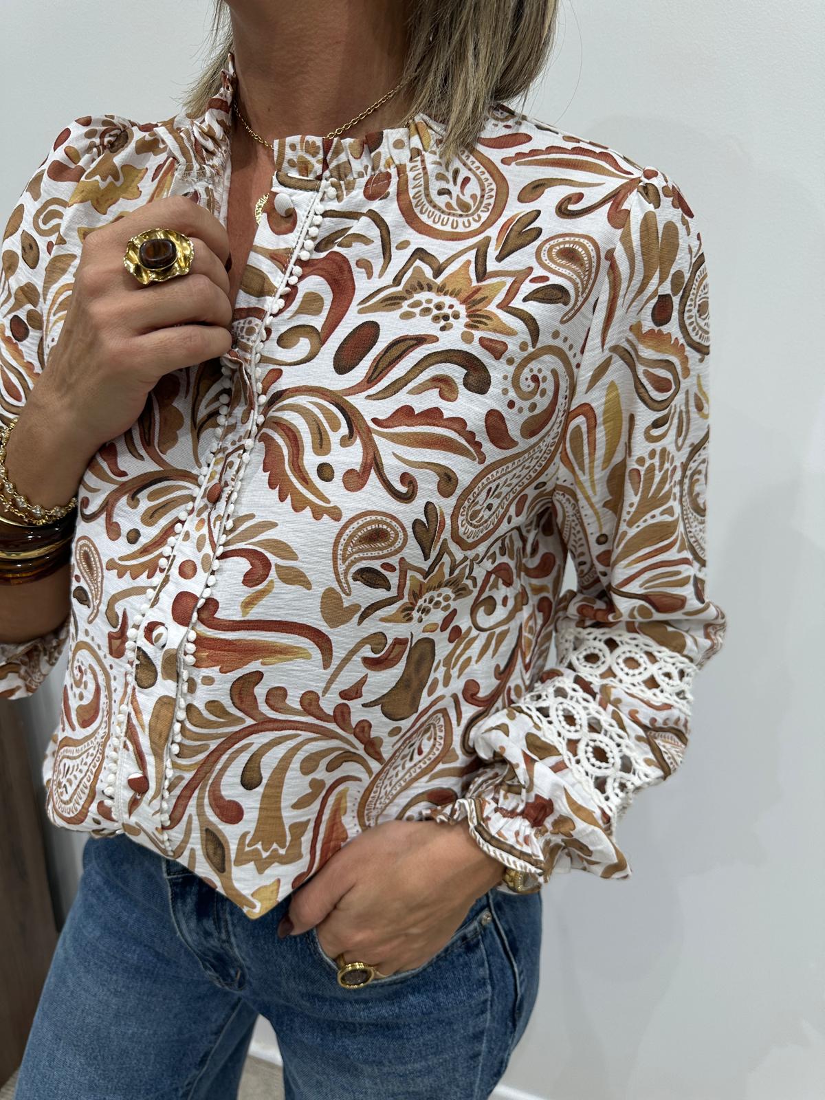 Blouse Imprimée Bohème – Oriane