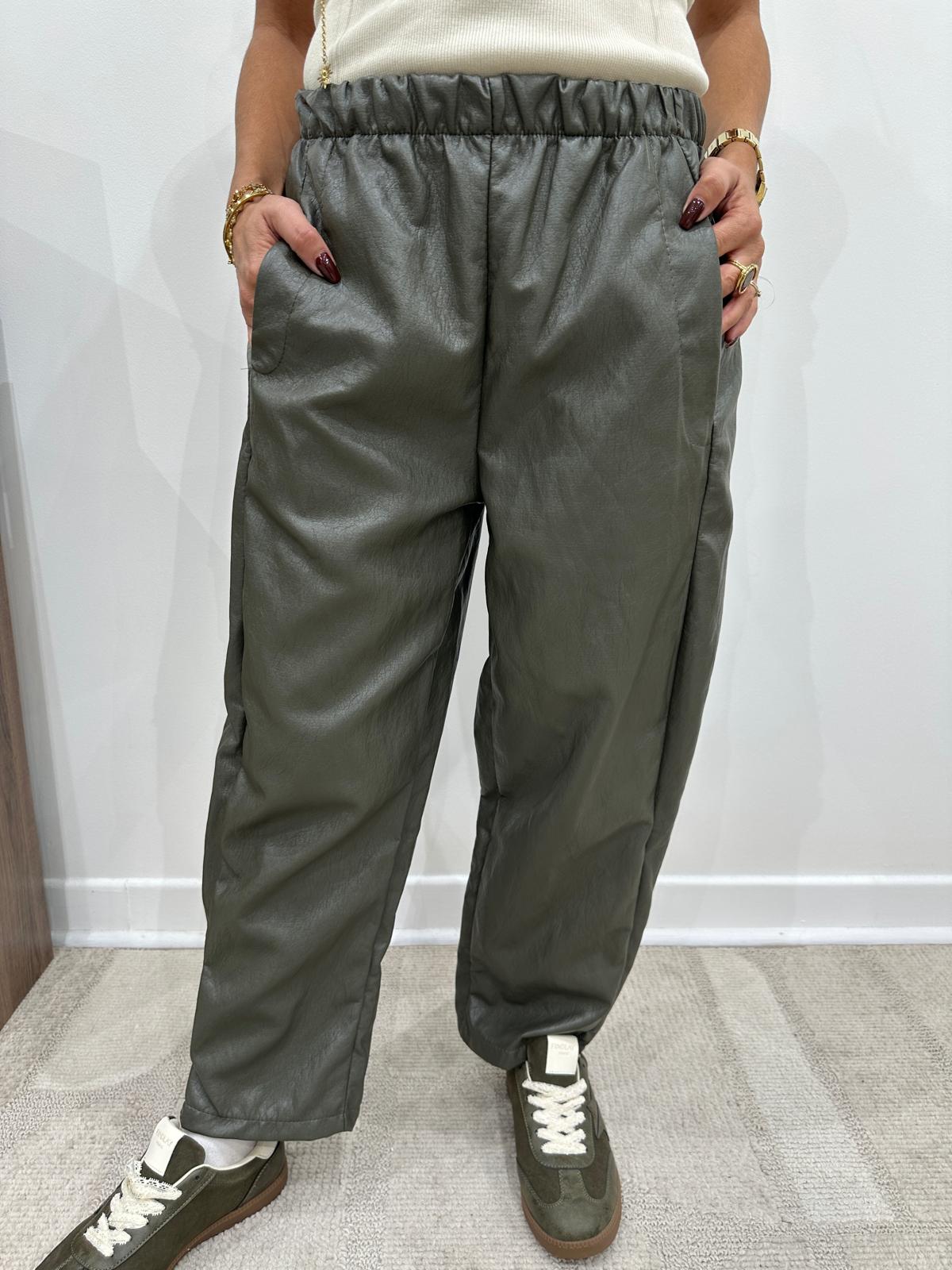 Pantalon Effet Cuir – Olisé