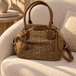Sac à Main Effet Croco - Charlotte