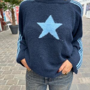 Pull Étoile Marine & Ciel - Apolline