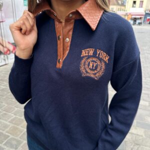 Pull Polo New York Marine - Solange