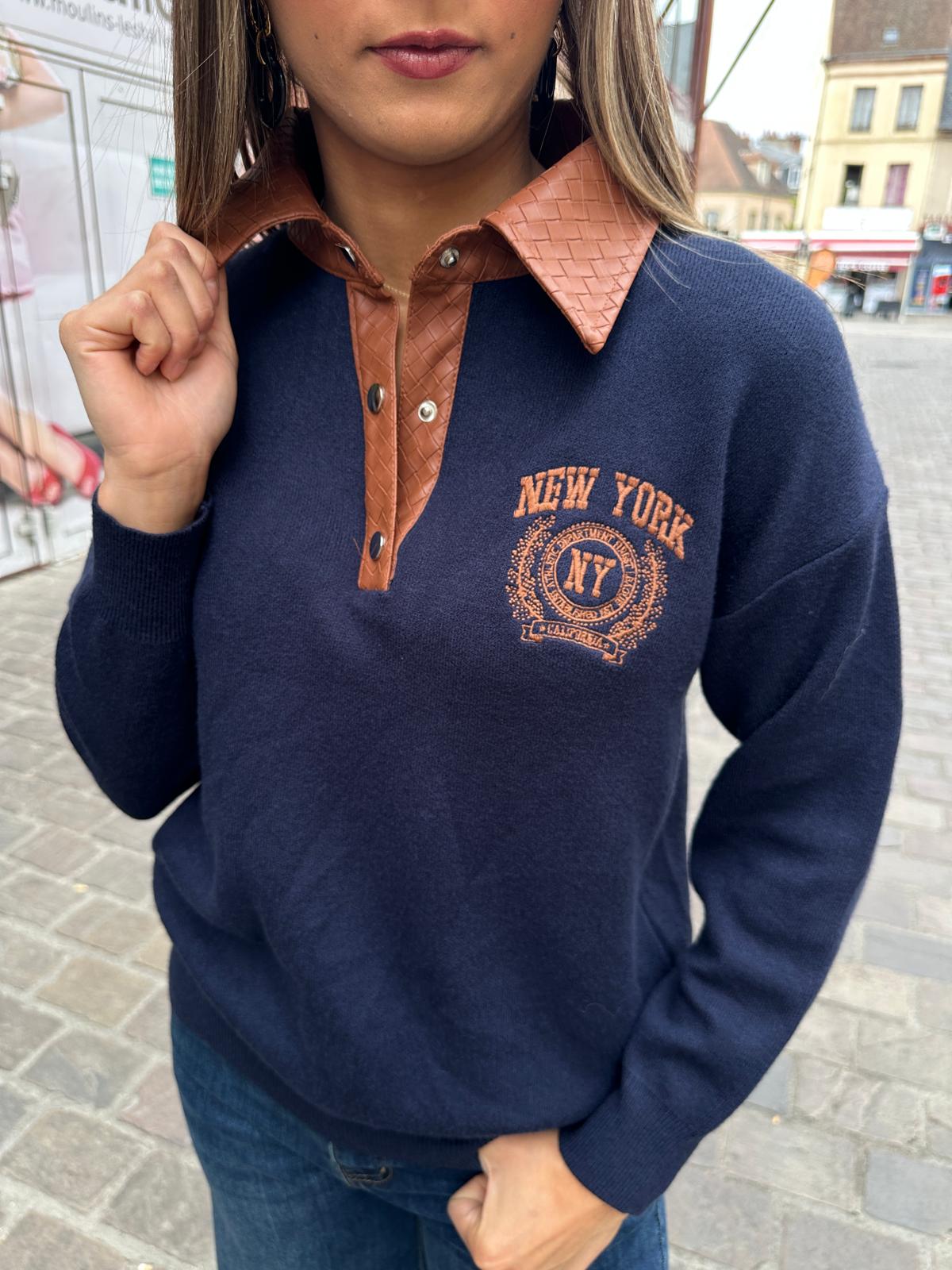 Pull Polo New York Marine – Solange