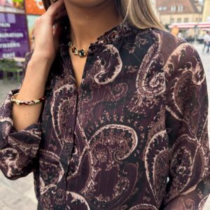 Blouse Motif Cachemire -Héloïse