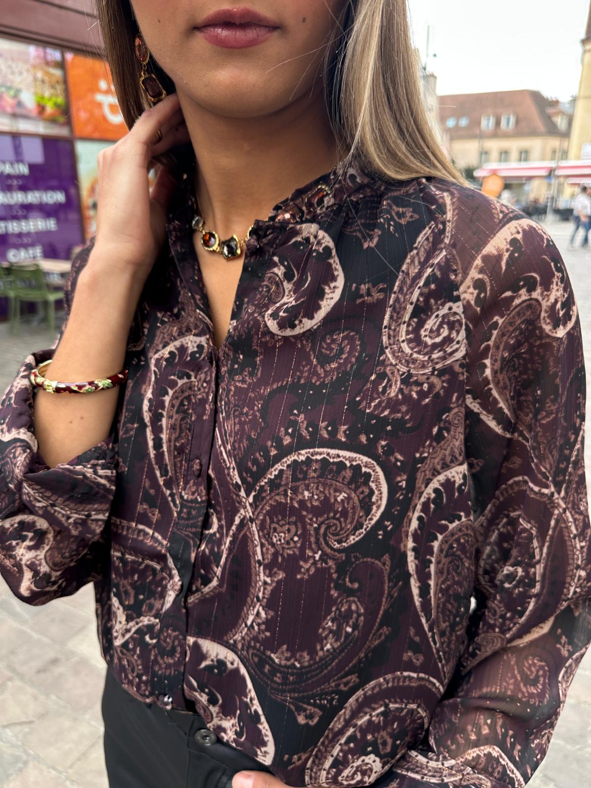 Blouse Motif Cachemire -Héloïse