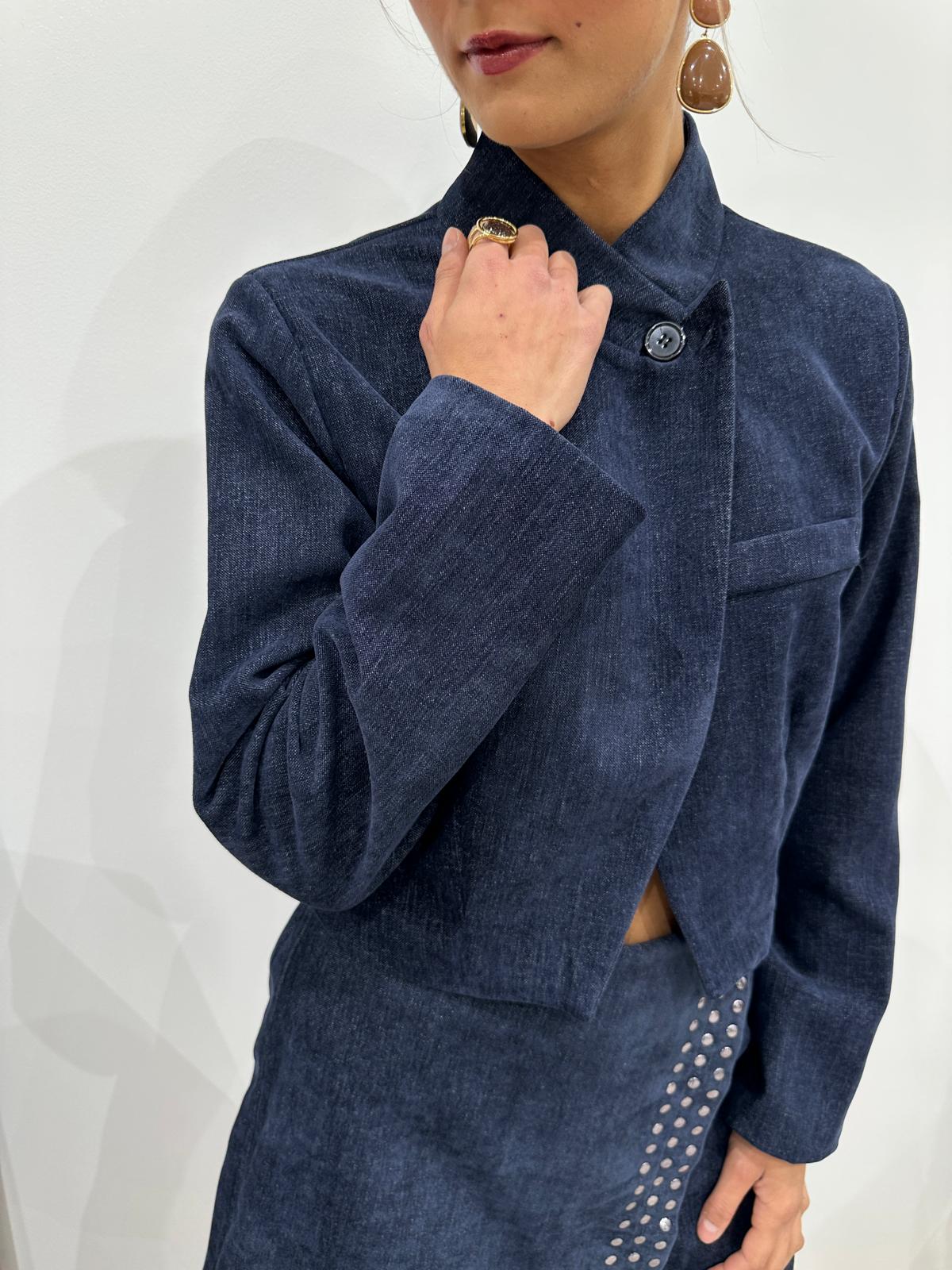 Veste Courte Col Montant -Edith