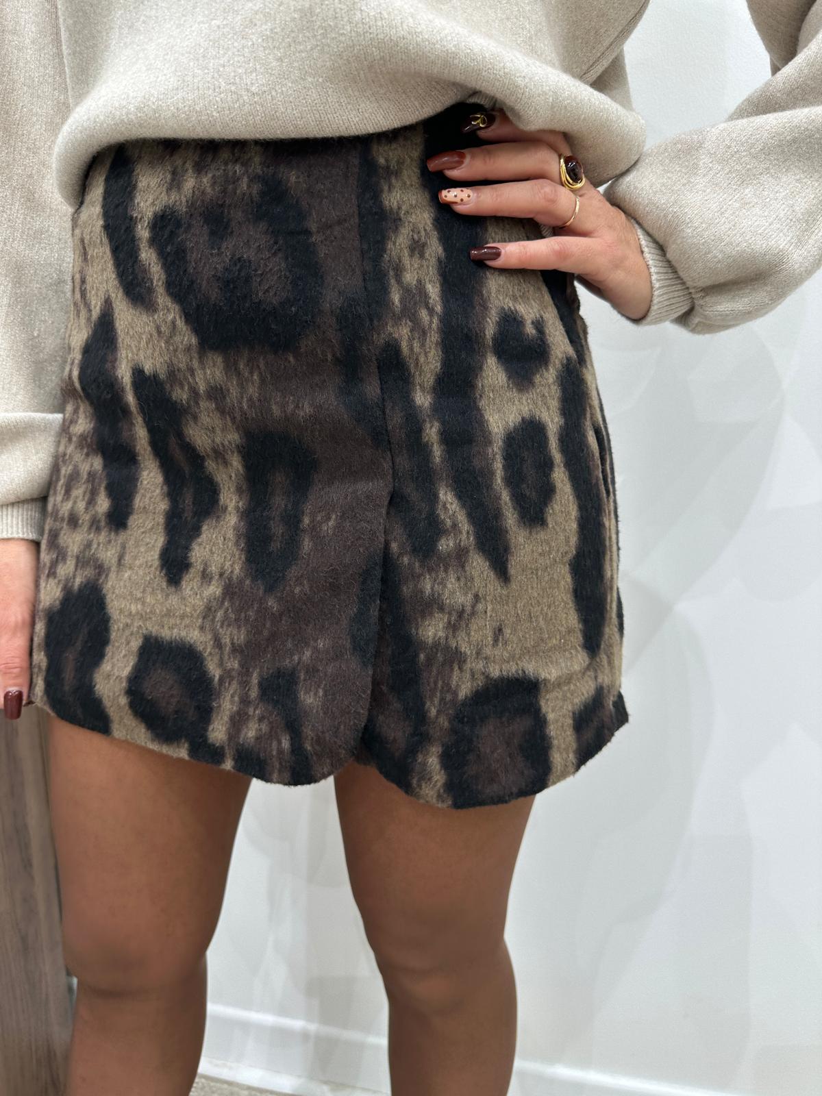 Jupe-Short Léopard – Léopardine