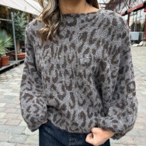 Pull Léopard Chocolat et Marron – Corey