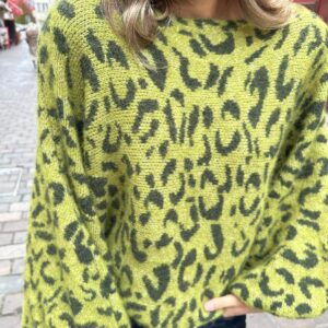 Pull Léopard Vert et Kaki – Corey